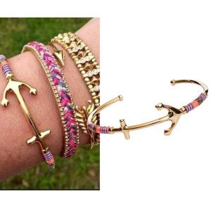 STELLA & DOT Voyager Cuff Anchor bracelet